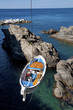 Lifting a boat at Menarola, Cinque terre, Italy