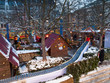 Manège pour enfants au marché de Noël
