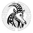 Vector signs of zodiac-Capricorn