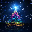 Abstract new year tree Abstract new year tree