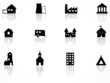 Building icon set Building icon set