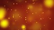 Flowing light dots on red background