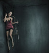 Fine art photo of a woman on the chair