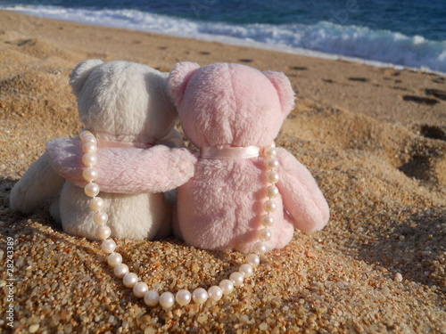 Photo: teddy bears and pearls teddy bears and pearls