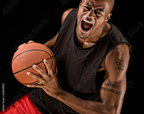 Photo: Powerful Basketball Player Powerful Basketball Player