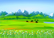 Vector: Bergkulisse Bergkulisse