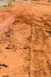 Schlammiger Off Road Track