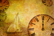 time passing, abstract vintage motive