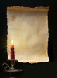 Vintage roll lit a candle Vintage roll lit a candle