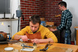 Photo: goldsmith in workshop goldsmith in workshop