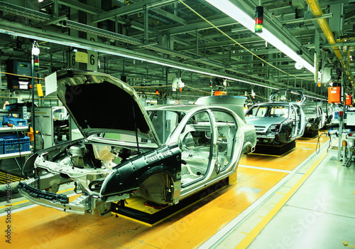 Photo: car production line car production line