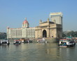 Mumbai ( formerly Bombay) seen from the sea, India