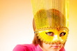 ����: Attractive woman posing in the stylish mask � Elnur #28268925