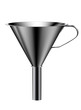 Stainless steel funnel