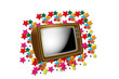Cute tv vector Cute tv vector