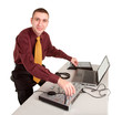 Photo: Disc Jockey Isolated Disc Jockey Isolated