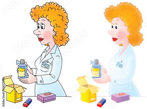 Illustration: Pharmacist Pharmacist