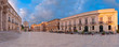 Piazza del Duomo, Syracuse, Sicily at sunrise - Panorama Piazza del Duomo, Syracuse, Sicily at sunrise - Panorama