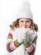 girl in winter clothes