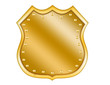 goldenes Schild