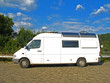 Wohnmobil mit Solarzellen