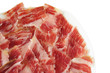 jabugo ham plate isolated on white jabugo ham plate isolated on white