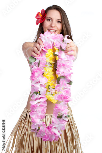 Photo: Tropical Lei Girl Tropical Lei Girl