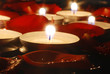 candles and Rose petals