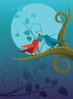 Lovers birdie