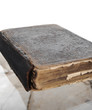 Old yellowed book