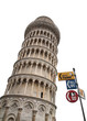 The signs support The leaning tower of Pisa The signs support The leaning tower of Pisa