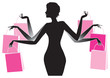 Shopping lady