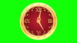 New Year Clock timelapse loopable
