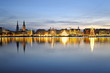 Hamburger Alster zur Weihnachtszeit