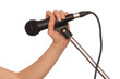 black microphone