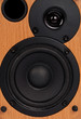 audio speaker isolated on a white background
