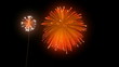 Video: Loopable Fireworks with slow motion Loopable Fireworks with slow motion