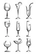 drinking glass collection