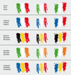 banderas UE 3 vertical