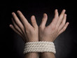 Hands with a rope