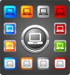 Illustration: glitz icons - laptop glitz icons - laptop
