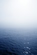 Blue fog sea in a foggy day with low ocean visibility Blue fog sea in a foggy day with low ocean visibility