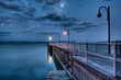 Lakeside pier before sunrise Lakeside pier before sunrise
