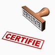 Tampon certifié Tampon certifié