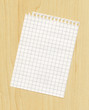 Paper on table