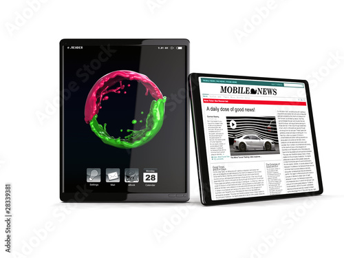 Illustration: Touchpad ebook reader Touchpad ebook reader