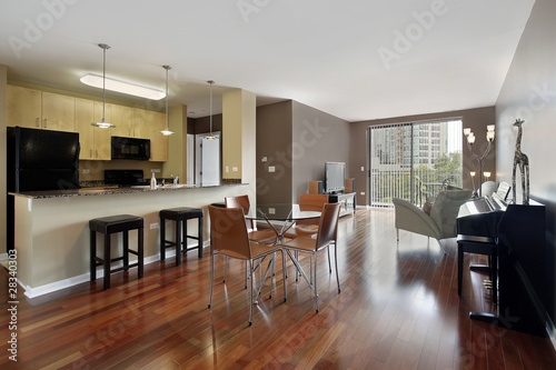 Photo: Condo with open floor plan Condo with open floor plan