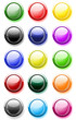 Vector buttons for web design