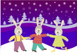 Winter Rabbit symbol 2011 Chinese new year