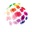 Abstract modern sphere symbolizes comunication and future Abstract modern sphere symbolizes comunication and future